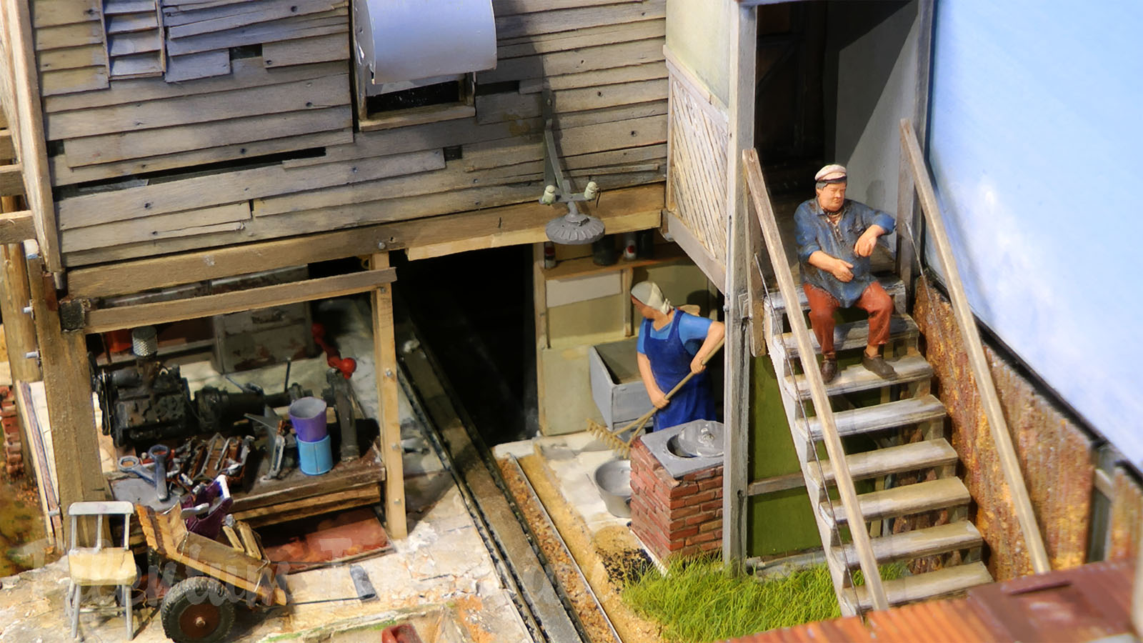 Superbe diorama ferroviaire australien réalisé par Kim Marsh