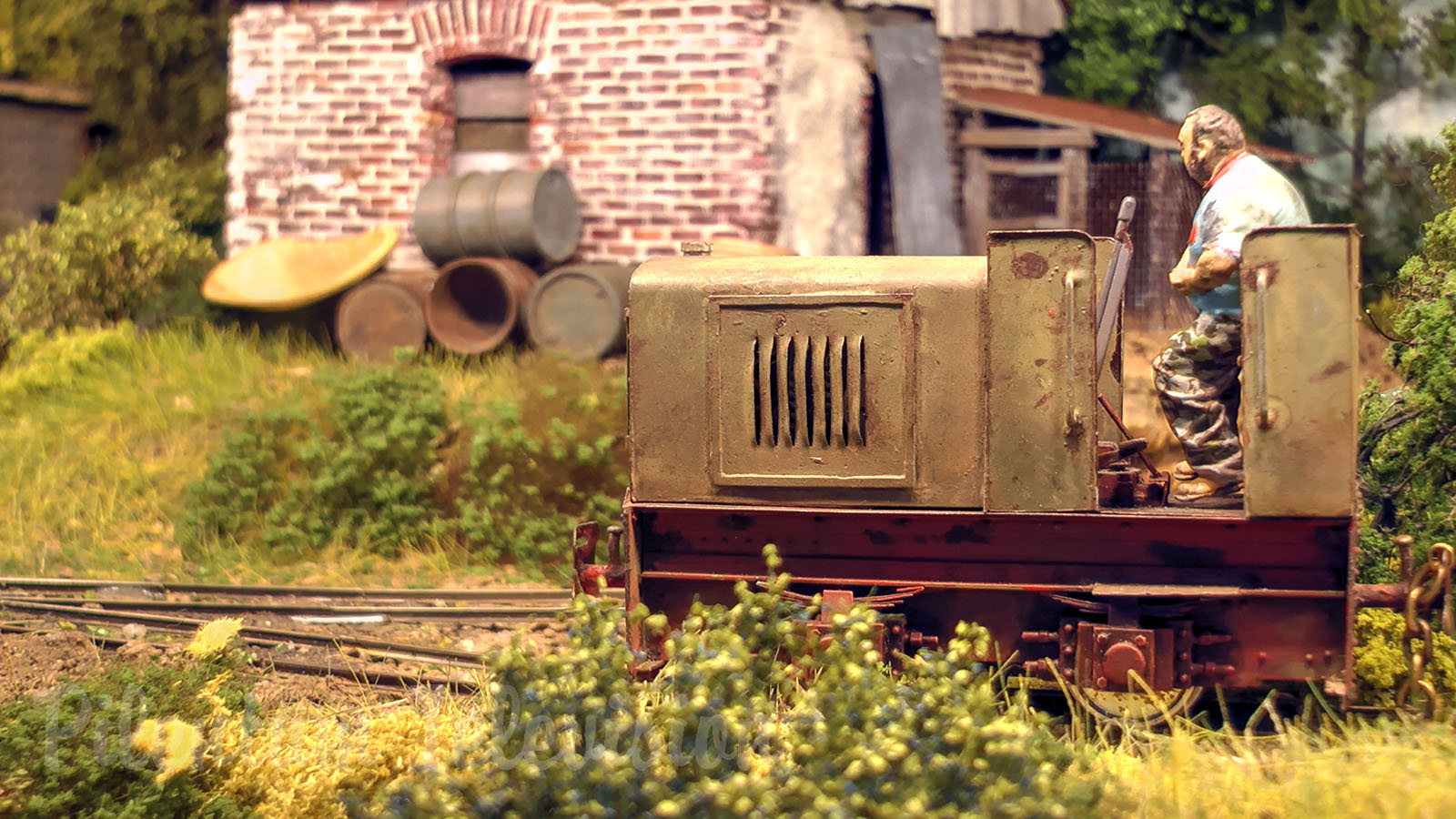L'un des plus beaux dioramas de chemins de fer de campagne à l’échelle 1/35