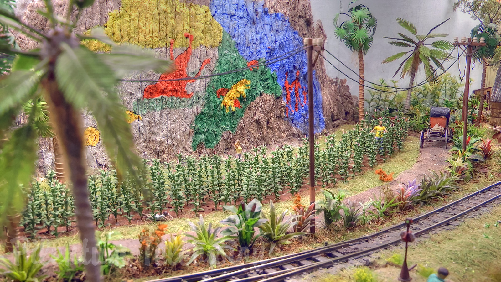 Diorama de chemin de fer de Cuba - Modélisme ferroviaire à son meilleur!