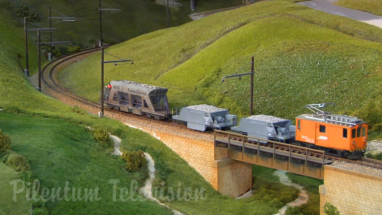 Le plus grand réseau des trains miniatures en Suisse à l'échelle 0