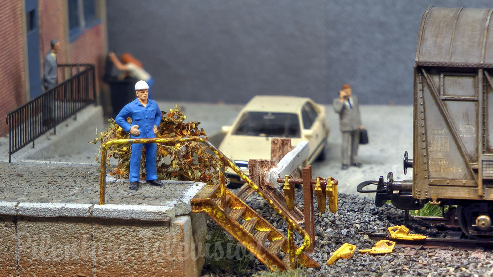 Maquette ferroviaire pour les opérations de manœuvre - Diorama par MTD Treinenclub