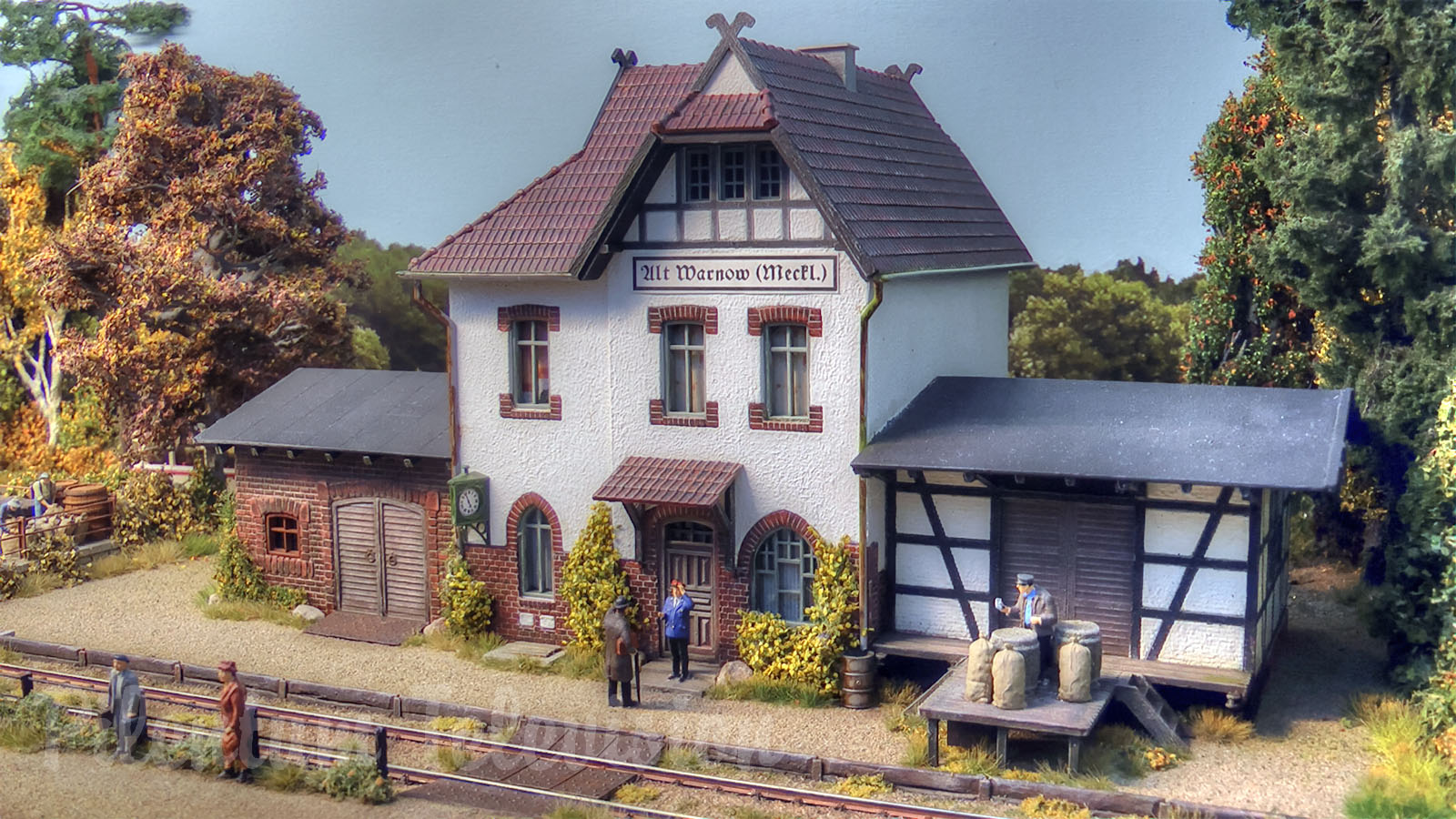 Réseau ferroviaire de la campagne du nord de l’Allemagne - Locomotives et trains à vapeur anciens