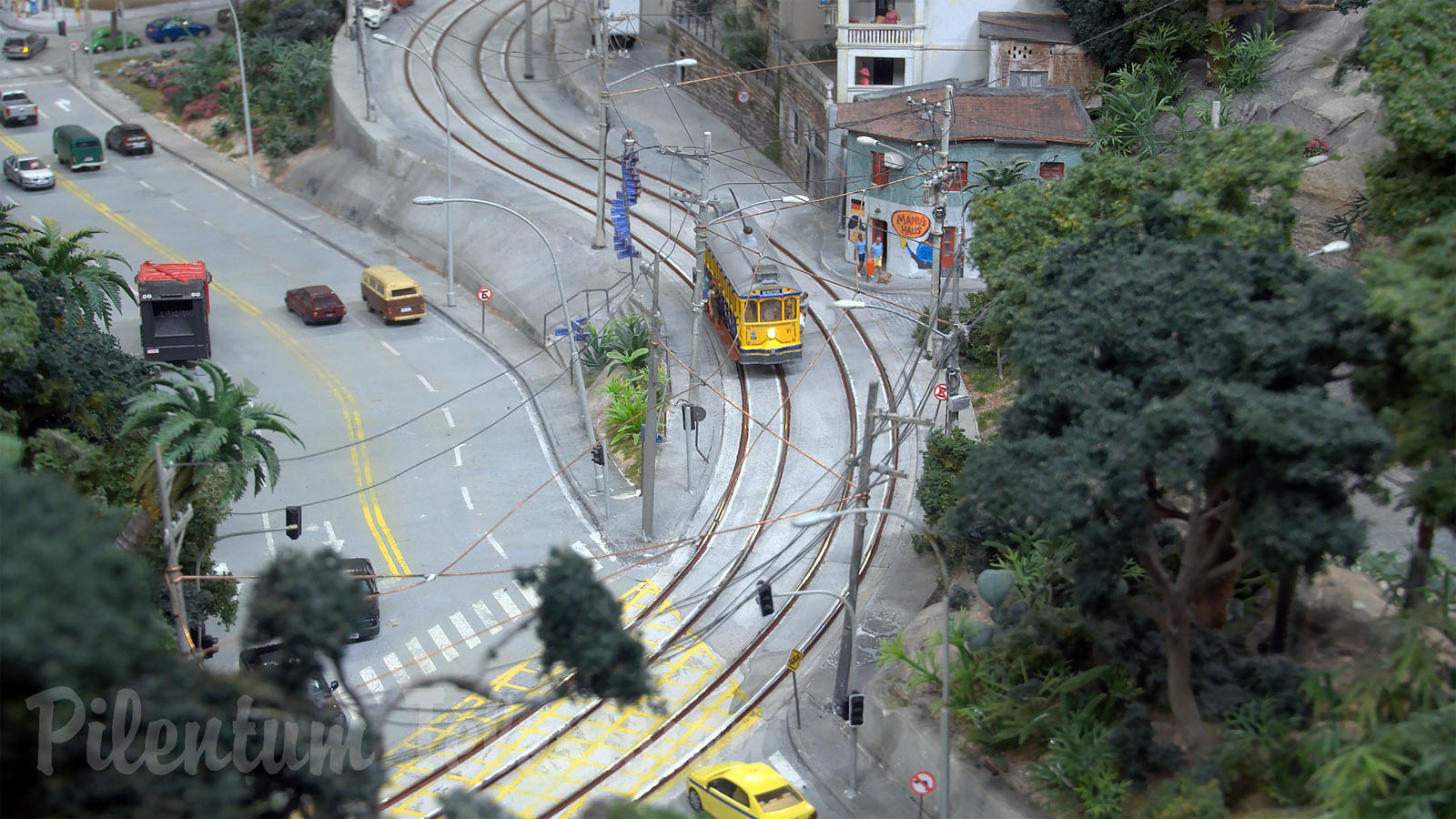 Un des plus anciens tramways du monde - Modèle réduit de tramway de Rio de Janeiro