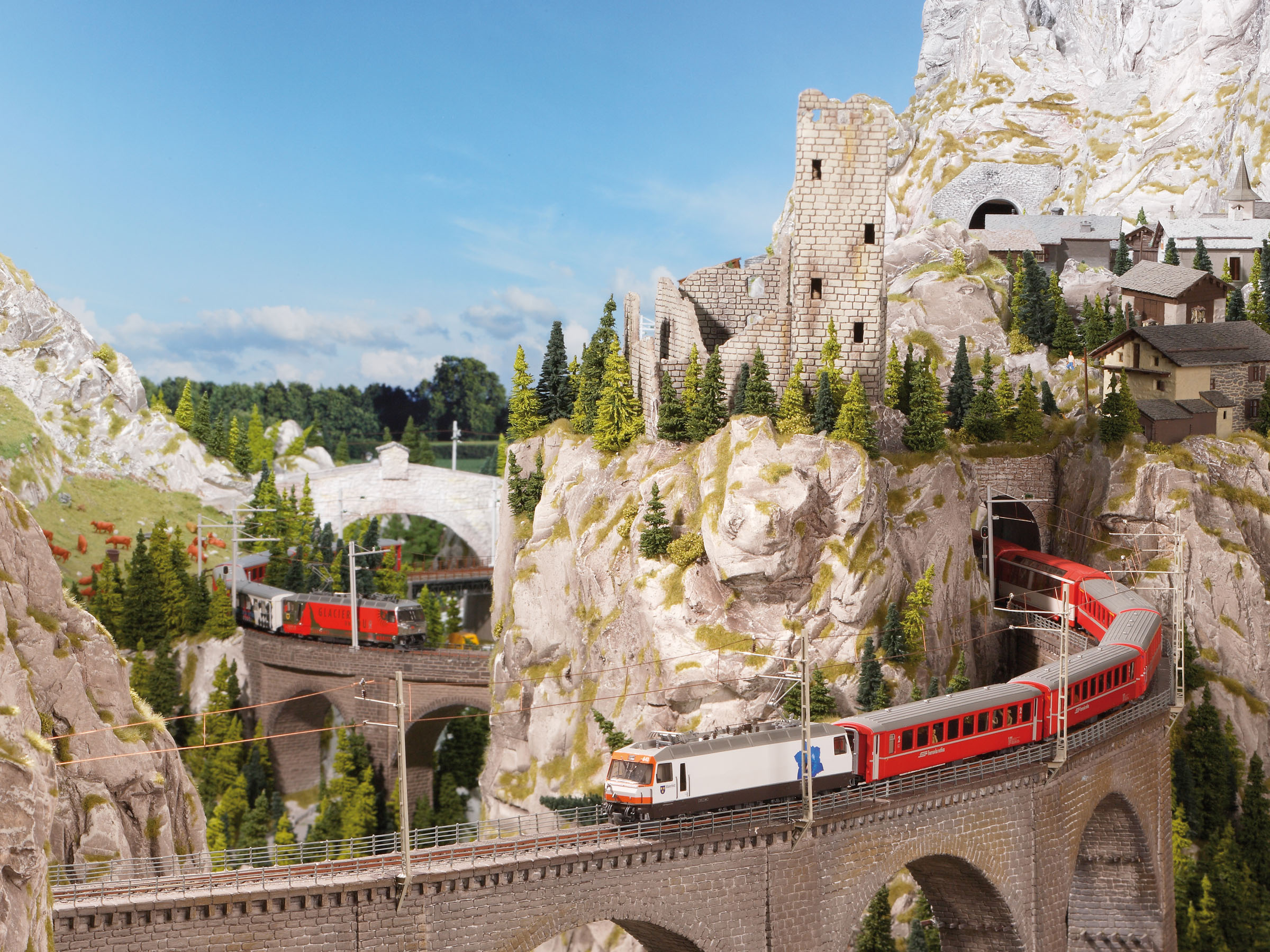 Vidéo fascinante du plus grand réseau de train électrique - Monde Merveilleux Miniature Allemagne
